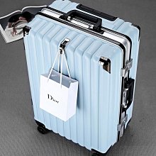 現貨-韓版鋁框行李箱女拉桿箱男密碼箱旅行箱包26學生24皮箱20寸28箱子-簡約 歷史價格詳細信息