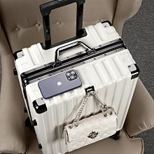 現貨-高顏值皮箱子行李箱女大容量學生拉桿箱男耐用密碼箱旅行箱登機箱-簡約 歷史價格詳細信息