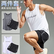 休閑套裝男　夏季男裝套裝 寬鬆套裝　夏季短袖T恤男生套裝潮流港風　男裝一套搭配休閑褲　帥氣兩件套半袖-正正男裝 歷史價格詳細信息