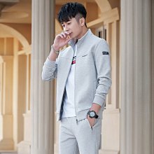 現貨 休閑套裝男秋季寬松韓版潮牌四條杠一套男士套頭圓領tb衛衣運動服 歷史價格詳細信息