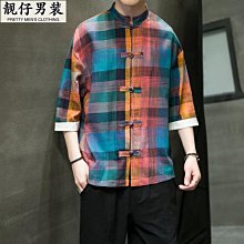 中袖格子西服套裝男 夏季薄款韓版修身一粒扣西裝西褲 歷史價格詳細信息