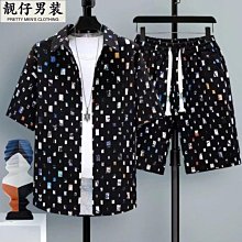 男士新款夏威夷休閑短袖襯衫沙灘個性時尚復古3D印花透氣百搭T恤 歷史價格詳細信息