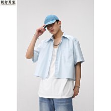 MTLCLOTHES男裝|2023夏款新品寬松港風復古戧駁領碎花短袖襯衣-靚仔男裝 歷史價格詳細信息