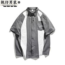 港風男裝2023夏季新款情侶中性短袖T恤男女寬松印花上衣學生棉t恤-靚仔男裝 歷史價格詳細信息