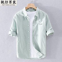 男夏季日系休閑立領麻短袖襯衫男士薄款透氣寬松大碼棉麻白色襯衣束腳褲休閒短褲短t恤襯衫甲 歷史價格詳細信息