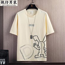 冰絲短袖T恤男士夏季圓領休閑刺繡上衣薄款輕熟休閑半袖體恤 男短袖t 男裝 歷史價格詳細信息