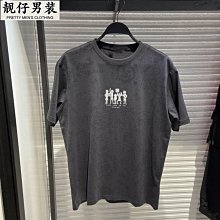 夏季新款印花男士寬松上衣大碼運動上衣韓版潮流定制薄款圓領衛衣-潮流好物 歷史價格詳細信息
