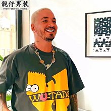 美式休閑印花打底T恤男夏季潮牌寬松字母印花圓領短袖女衣服-正正男裝 歷史價格詳細信息