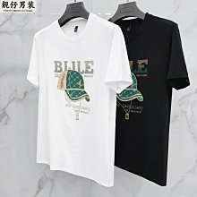 2023新款燙鉆馬短袖t恤男裝半袖圓領衫冰絲棉透氣舒適百搭顯瘦潮 男短袖t 男裝 歷史價格詳細信息