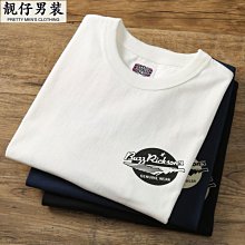 重磅230g純棉短袖T恤男夏季印花T恤休閑t恤寬松短踢五分袖上衣 歷史價格詳細信息