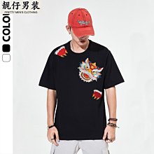 棉服國潮刺繡假兩件棉衣男冬季加厚保暖連帽棉服美式潮牌大碼冬裝棉襖 歷史價格詳細信息