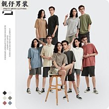 做舊水洗短袖純棉T恤男裝寬松大碼男士美式復古上衣人物潮流嘻哈n#男裝 歷史價格詳細信息