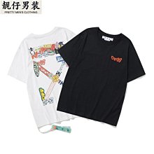 新款卡通印花短袖T恤男女 韓版潮流休閑百搭寬松半袖衣服 日系卡通動漫版半袖T恤 大碼寬松休閑學生百搭潮牌短袖-時尚男裝 歷史價格詳細信息