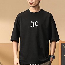 美式潮牌字母印花重磅T恤 男女短袖 麂皮絨五分袖 嘻哈潮男設計感上衣打底衫 歷史價格詳細信息