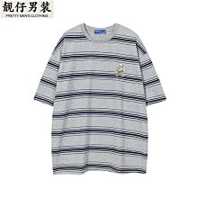 男裝|復古貓須做舊闊腿2025新品潮牌街頭寬松直筒款 歷史價格詳細信息