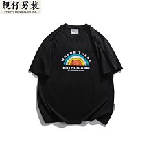 KAIZ凱眾22夏款可愛小鴨印花情侶短袖T恤男潮牌oversize休閑半袖t-靚仔男裝 歷史價格詳細信息