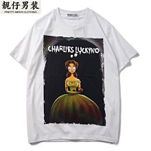 網紅短袖情侶T恤 寬鬆半袖T恤 男學生潮流夏季短袖上衣(T935)【FIZZE】 歷史價格詳細信息