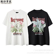AEG Represent新款和平鴿印花美式寬松潮牌高街嘻哈休閑短袖T恤-靚仔男裝 價格比較,價格查詢,歷史價格詳細信息