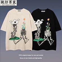 高街美式發泡字母牛仔庫男春秋新款街頭hiphop寬松直筒闊腿長庫子 歷史價格詳細信息