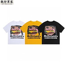 Travis Scott短袖M記小黃鴨仙人掌閃電說唱巡演TS聯名情侶嘻哈T恤 歷史價格詳細信息