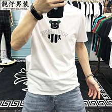 【男裝T恤】短袖t恤.歐洲站短袖t恤男大碼印花體恤絲光棉圓領 半截半袖修身男潮 歷史價格詳細信息