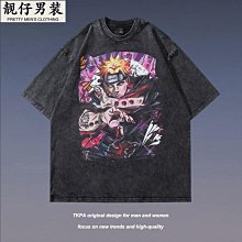 嘻哈卡通短袖男夏季設計感小眾高街T恤寬鬆潮流潮牌百搭短袖體恤 歷史價格詳細信息