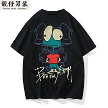 【男裝T恤】純棉短袖.2023新款短袖男士t恤ins潮流百搭上夏季印花純棉半袖潮牌嘻哈 歷史價格詳細信息