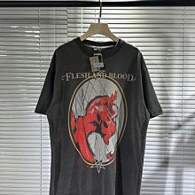 Saint Michael動漫猿人印花夏季短袖美式休閑寬松情侶流行純棉T恤-靚仔男裝 歷史價格詳細信息