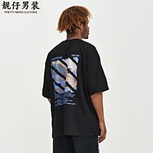 國潮T恤男士短袖T恤2022年夏季新款日系圓領五分袖百搭寬松男 歷史價格詳細信息