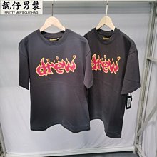 drew house賈斯汀比伯fog笑臉刺繡破洞牛仔褲男寬鬆直筒長褲 歷史價格詳細信息