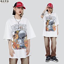 【國潮短袖T恤】 潮牌短袖男 嘻哈鬼臉小惡魔印花短袖男 裝短袖 T國潮男潮牌學生上衣 歷史價格詳細信息