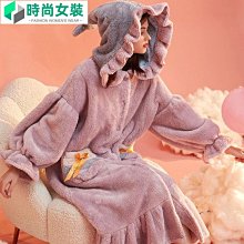 法蘭毛絨可愛動漫物卡通連體睡衣套裝男女寬松青少年學生秋冬季[樂營睡衣] 歷史價格詳細信息