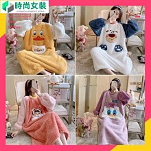 秋冬季加厚法蘭絨睡袍女中長款男士珊瑚絨浴袍情侶浴衣灰色睡衣[樂營睡衣] 歷史價格詳細信息