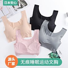 現貨熱銷-運動內衣薄款大胸顯小無鋼圈睡眠文胸舒適背心式無痕運動胸罩爆款 歷史價格詳細信息
