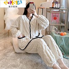 法蘭毛絨情侶睡衣男女款冬季加厚珊瑚絨黑色條紋小醜加大碼家居服 歷史價格詳細信息