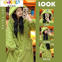 秋冬季珊瑚絨情侶睡袍女連帽加厚加長睡衣法蘭絨春秋浴袍男浴袍 歷史價格詳細信息