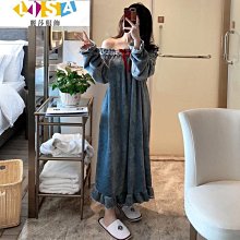 法式睡裙女秋冬奢華小心機性感睡裙女蕾絲花邊感家居服兩件套 歷史價格詳細信息