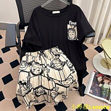 新款大尺碼短TEE短袖tee印花潮流短踢寬鬆短袖T恤男潮流嘻哈加肥加大尺碼五分袖上衣男 歷史價格詳細信息