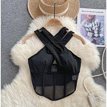 辣妹網紗拼接吊帶性感抹胸連衣裙設計感小眾包臀夜店女裝裙子 歷史價格詳細信息