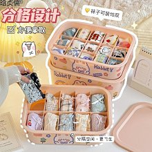 內衣襪子桌面收納盒化妝品宿舍雜物布藝文胸ins風衣物整理箱筐袋 歷史價格詳細信息