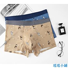 2021新款男士內褲男純棉四角褲時尚潮流個性男全棉平角紅色短褲頭 歷史價格詳細信息