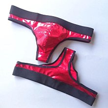 丁字褲男 性感内男 情趣内衣男漆皮仿皮性感男士丁字褲夜店表演男情趣內褲跨境gay情人禮物男用 歷史價格詳細信息