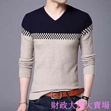 男士衣服針織毛衣韓版時尚毛衣男士毛衣修身男士街頭服飾男士套頭衫-潮男服飾 歷史價格詳細信息