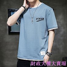 2022潮流寬鬆假兩件衛衣男士韓版運動套頭圓領一件男 歷史價格詳細信息