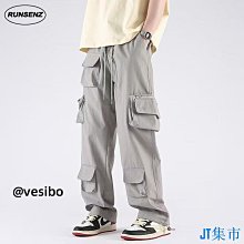 多口袋拼色工作褲男建築工地耐磨多口袋工程碼頭勞保多袋褲 歷史價格詳細信息