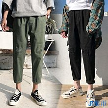 潮流素色休閒褲男 長褲 潮牌工作褲 九分褲 韓版男百搭長褲 休閒褲 長褲男（MC080）【壹號站】 歷史價格詳細信息