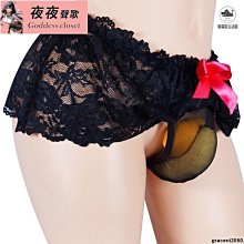 ✨夜夜聲歌✨男士蕾絲花邊三角內褲透明網紗單層囊袋誘惑黑粉大尺碼無痕偽娘內褲 歷史價格詳細信息
