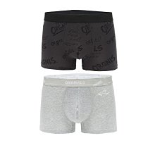 廠家出貨【商場同款】23年秋內褲2條裝休閑舒適字母腰頭條紋平角內褲男 歷史價格詳細信息