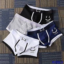 街頭集市男平口內褲 潮牌男士內褲純棉平口褲運動青年韓版學生四角褲衩透氣舒適底褲騷 歷史價格詳細信息