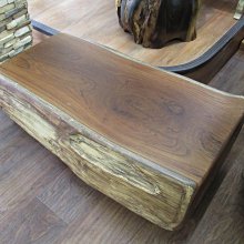 【肯萊柚木傢俱館】獨特自然風 100%老柚木 無上漆 自然邊 獨特美觀 耐用 抽屜可收納 L型沙發 限量一組 歷史價格詳細信息